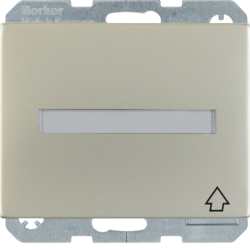 Berker 47527104, SCHUKO so hin. cover LF EHCP K.5 inox, 4011334274940