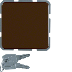 Berker 476301, SCHUKO so. hinged cov. lock IP44 br., 4011334228691