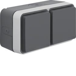 Berker 47753525, W.1 WATERPROOF - COMPLEATE PRODUCT - DOUBLE, 4011334404255