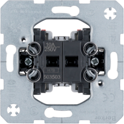 Berker 503503, DOUBLE MOM. CONT. SWITCH, 4011334030478