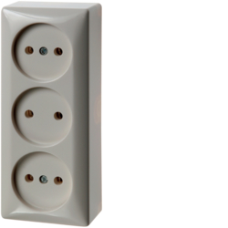 Berker 616040, SOCKET SURFACE 3GANG, 4011334060901