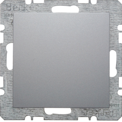 Berker 6710091404, BLANK PLATE B.1 ALU, 4011334276616