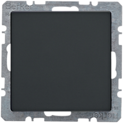 Berker 6710096086, Blind Plug Centre Plate - Claws, Anthra, 4011334380580