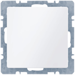 Berker 6710096089, Blind Plug Centre Plate - Claws, White, 4011334312154