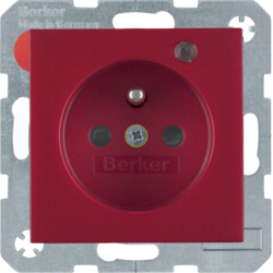 Berker 6765091915, STD M E-ST LED ERHBS S.1/B.3/B.7 ROT MAT, 4011334362685