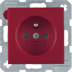 Berker 6765760062, S.1/B.1/B.3 STECKDOSE MIT ERDUNGSSTIFT.., 4011334238492