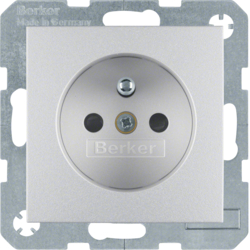 Berker 6765761404, SOCKET F/B ALU B.1, 4011334226079