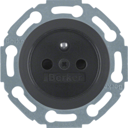 Berker 67687901, SOCKET B/F GLASS PW, 4011334320395