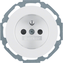 Berker 6768792089, STD 2P E-ST M STKL ERHBS R.1 P-W, 4011334377108