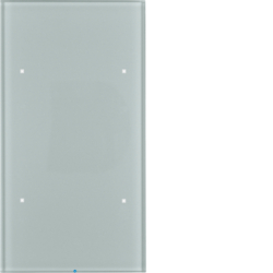 Berker 75142034, TS 2-gang Comfort, Integ Bus, Aluminium, 4011334383802