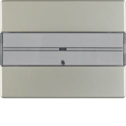 Berker 75161043, Push Button, 1gang Stainless Steel Label, 4011334180814