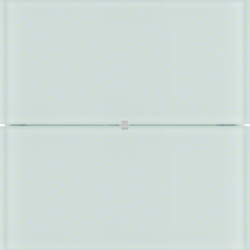 Berker 75162090, B.IQ Push Button 2G Glass Polar White, 4011334380849