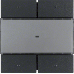 Berker 75162685, Push-button 2gang comfort - B ant, 4011334264781