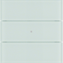 Berker 75163090, B.IQ Push Button 3G Glass Polar White, 4011334380863