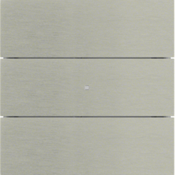 Berker 75163093, B.IQ Push Button 3G Brushed Stainless, 4011334257158