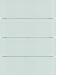 Berker 75164090, B.IQ Push Button 4G Glass Polar White, 4011334380887