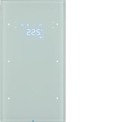 Berker 75642050, TOUCHSENSOR 2F M RTR GLAS R.3 P-W, 4011334383734