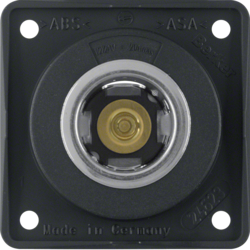 Berker 845712503, Power Socket Outlet 12V Black Matt, 4011334335542