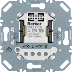 Berker 85122200, Switch insert 2gang, Electronics platf., 4011334375951