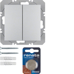 Berker 85656283, HBNet FW 2k S.1/B.X ALU MATT, 4011334370642