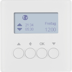 Berker 85741129, Blind Time Switch, Polar White Velvety, 4011334375210