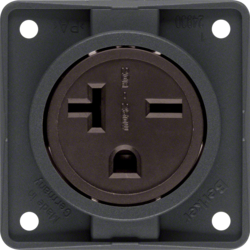 Berker 862542505, "STD M SZ-KT ""NEMA 6-20 R"" ITG ANTH MA, 4011334351054