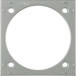 Berker 918252568, Surface-Mount Spacer Ring Chrome Matt, 4011334286028