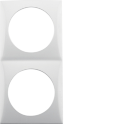 Berker 918262519, Integro Frame, 2-Gang Polar White Glossy, 4011334239420