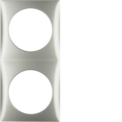 Berker 918262524, Integro Frame, 2-Gang Stainless Steel, 4011334334583