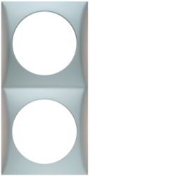 Berker 918262528, FRAME 2G CHROME Integro, 4011334239703