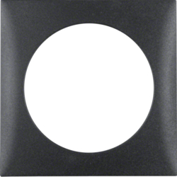 Berker 918272505, Integro Frame 1-Gang Anthracite Matt, 4011334239444
