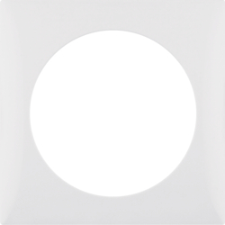 Berker 918272509, Integro Frame, 1-Gang Polar White Glossy, 4011334239468