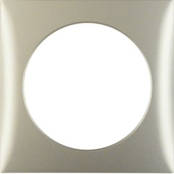 Berker 918272524, Integro Frame, 1-Gang Stainless Steel, 4011334334576