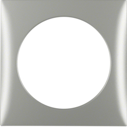 Berker 918272558, Integro Frame 1-Gang Chrome Matt Lacquer, 4011334334200