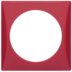 Berker 918272576, FRAME 1G RED Integro Flow, 4011334292814