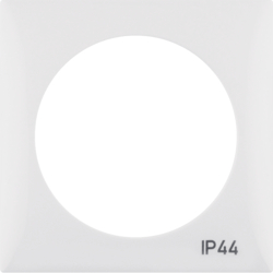 Berker 918272599, Frame Imprint 'IP44' Polar White Glossy, 4011334239765