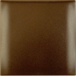 Berker 918282501, Frame, 1-Gang, Hinged Cover, Brown Matt, 4011334239772