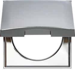 Berker 918282518, Frame w. hing. cov., Flow/Pure, chrome, 4011334239819