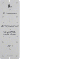 Berker 91844, MOUNTING PATTERN Integro, 4011334053859
