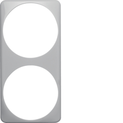 Berker 9194209, FRAME 2GANG TWIN POLAR WH, 4011334159605