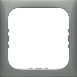 Berker 919712507, ITG RAHMEN 1FACH GRAU, HOCHGL?NZEN.., 4011334244059