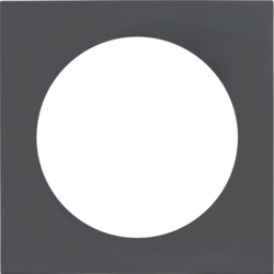 Berker 919752510, Frame 1gang, Integro Pure, black glossy, 4011334336051