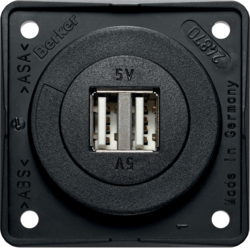 Berker 926022505, USB DP-LADESTECKDOSE 5V ITG ANTH, 4011334446217