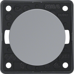 Berker 936562507, Change-over sw, Flow/Pure, grey glossy, 4011334240105