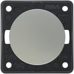 Berker 936562528, Change-over sw, Flow/Pure, chr m, galv, 4011334240136