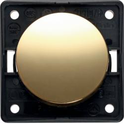 Berker 936562538, Change-over sw, Flow/Pure, gold gl, galv, 4011334240143