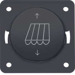 Berker 936962505, Rev pol p-b, 4 con, Integro, anth m, 4011334293217