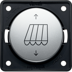 Berker 936962568, DP W-TA M BDR ITG CHROM MATT LACK, 4011334335429