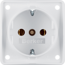 Berker 941852502, SOCKET OUTLET Integro PW, 4011334240549