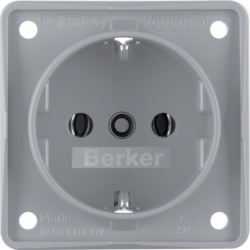 Berker 941852506, SOCKET OUTLET Integro GRE, 4011334240563